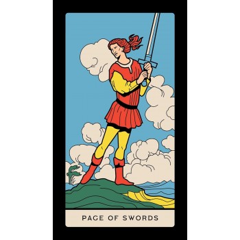Mini Tarot Rider Waite Smith kortos Findhorn Press